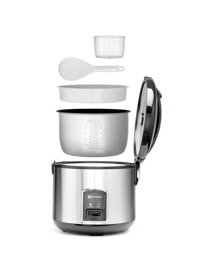 Rijststomer 1,8 lbinnenpot aluminium 230V 700W 1/box