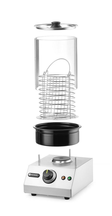 Hotdog machine-worstenwarmer240x300x400 mm 230V 450W 1/box