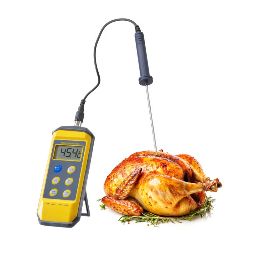 Digital thermometer with removable pin probe 1/box