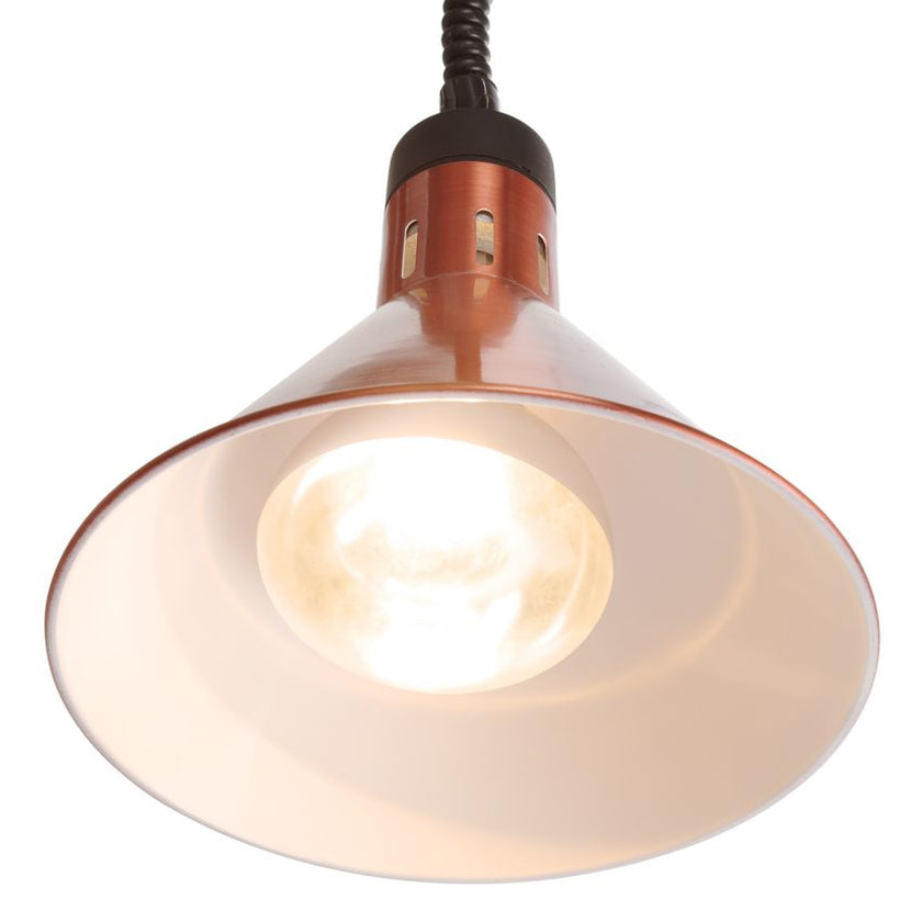 Heat lamp conical copper color 1/box