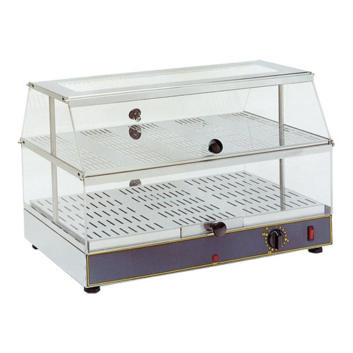 Stainless steel warming cabinet, 60*40*h.39 cm