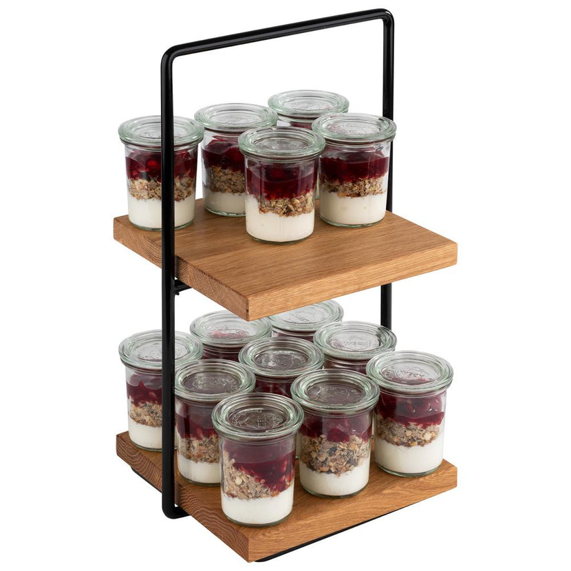 Dienblad met 2 niveaus "PERFECTO SMALL"