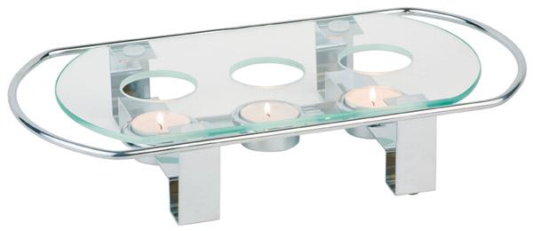 Warmer With 3 Tealights approx. 34*18 cm, height 6 cm