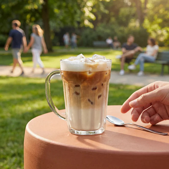 Duralex Picardie mok 480 ml – glazen mok voor koffie, thee en cappuccino