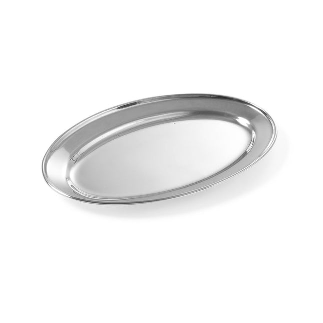 Dish oval stainless steel 240x170 mm 1/box