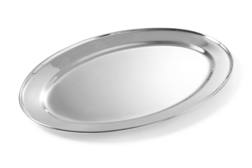 Dish oval stainless steel 500x350 mm 1/box