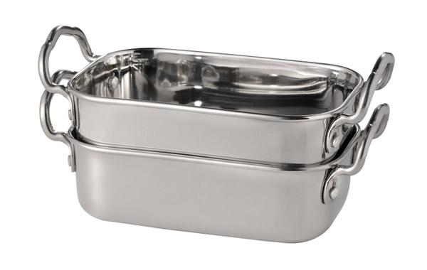Mini pan 14,5 x 9,5 cm, h: 4,5 / 6,5 cm