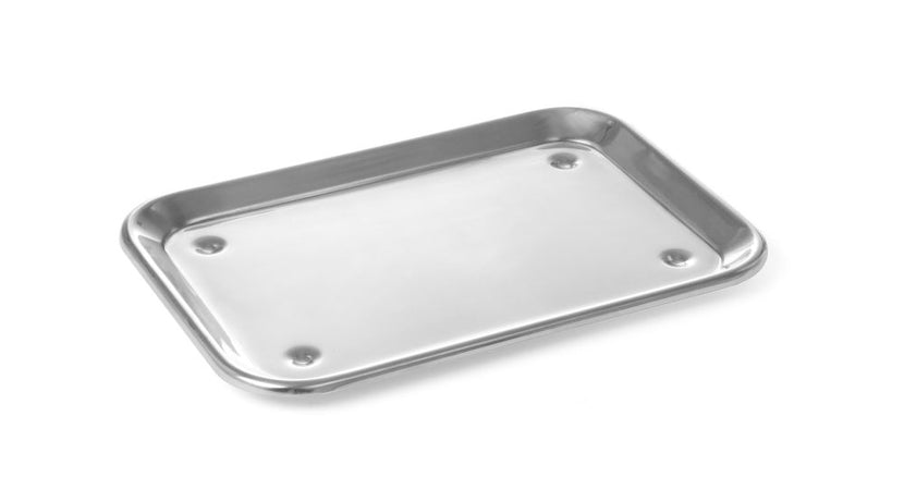 Display tray240x170 mm stainless steel with studs 1/box