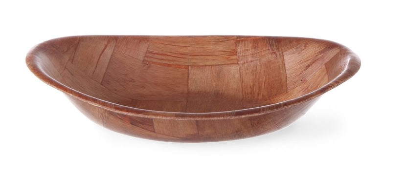 Pita tray oval 200x140 mmlacquered wood 1/box