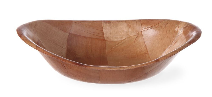 Pita tray oval260x190 mm lacquered wood 1/box