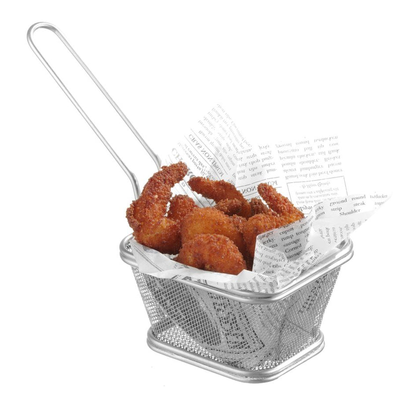 Frying basket Chr stackable 105x90x60 mm 1/box