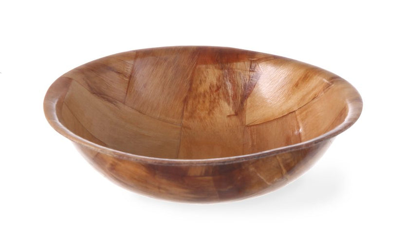 Pita tray round 150x40 mmlacquered wood 1/box