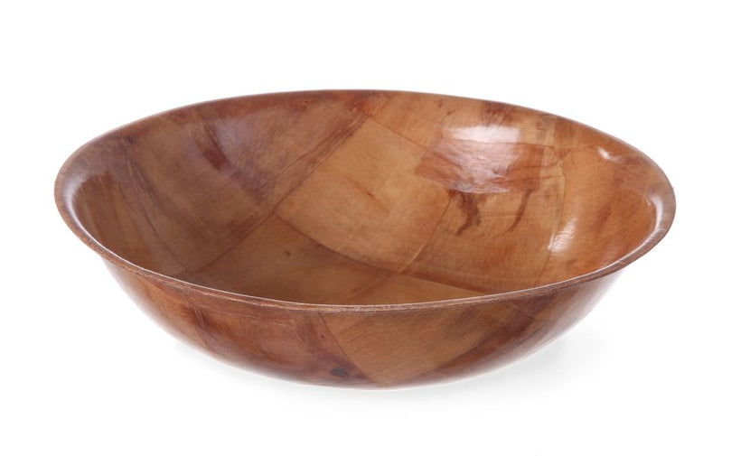 Pita tray round 200x50 mmlacquered wood 1/box