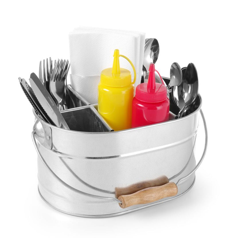 Bestek & servettenhouder245x167x(H)132mm 1/box