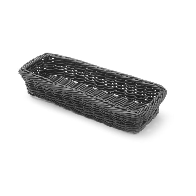 Cutlery basket270x100x45 mm black PP 1/box