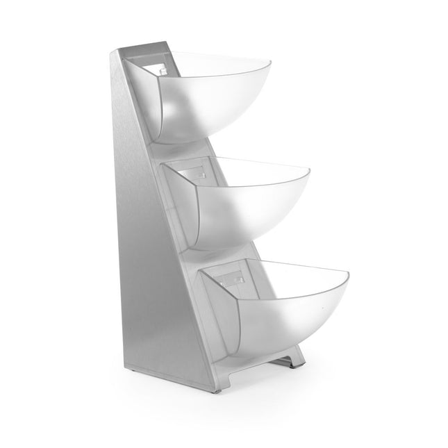 Multirek rvsmet 3 SAN schalen 1 l 1/box