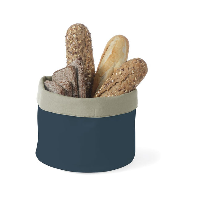 Broodzak rond katoendonkergrijs 200x200 mm 1/box