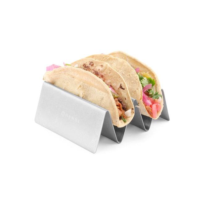 Taco houdervoor 2 taco's rvs 1/box