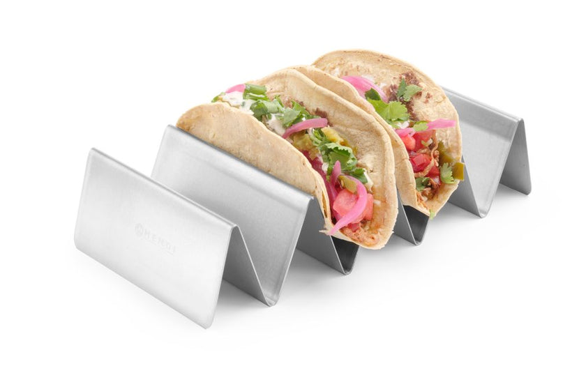 Taco houdervoor 4 taco's rvs 1/box
