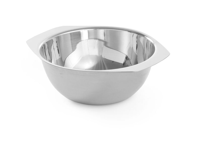 Soup bowl with lip ears stainless steel 0.35 l120x50 mm 1/box