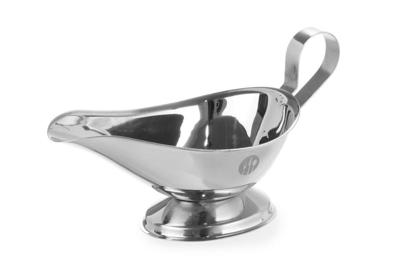 Sauce boat on foot stainless steel 0.23 l160x90 mm 1/box