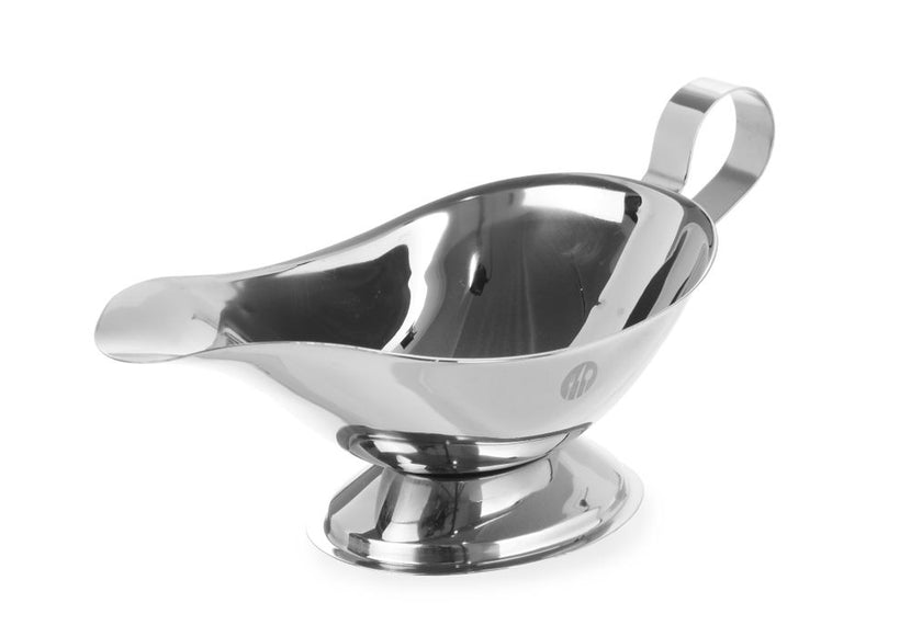 Sauce boat on foot stainless steel 0.28 l200x105 mm 1/box