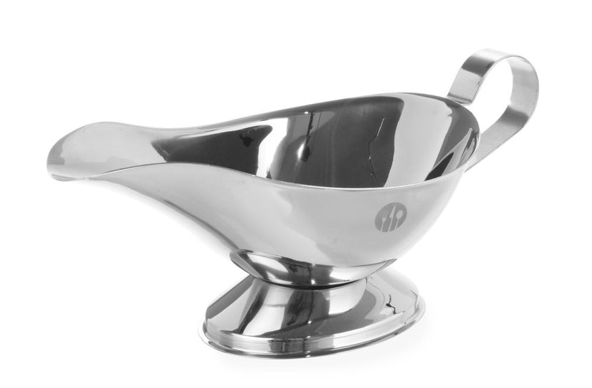 Sauce boat on foot stainless steel 0.46 l240x120 mm 1/box