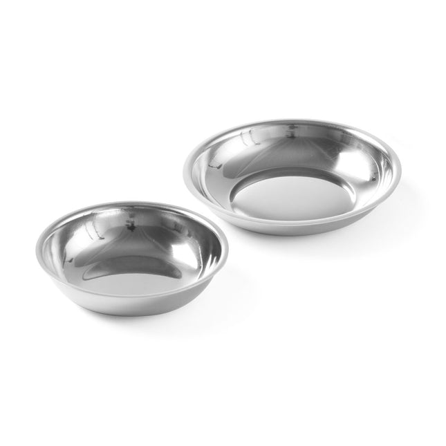 Suiker- slagroomschaaltje rvs100 mm 4/box