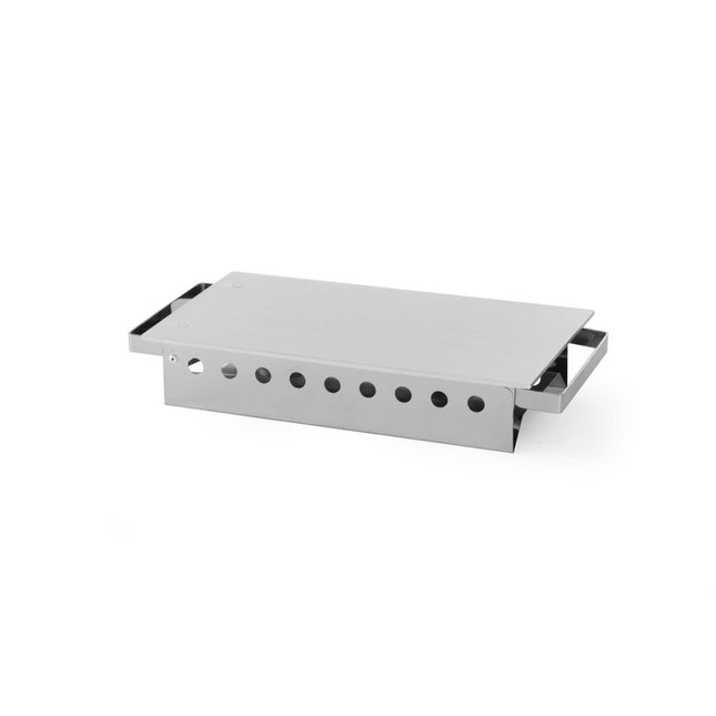 Schotelwarmer 2-pits rvs330x180x65 mm 1/box