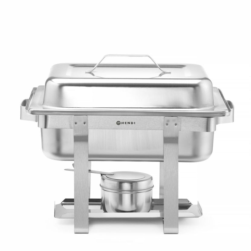 Chafing dish GN 1/2 stainless steel 18/0 4.5 l Economic 1/box