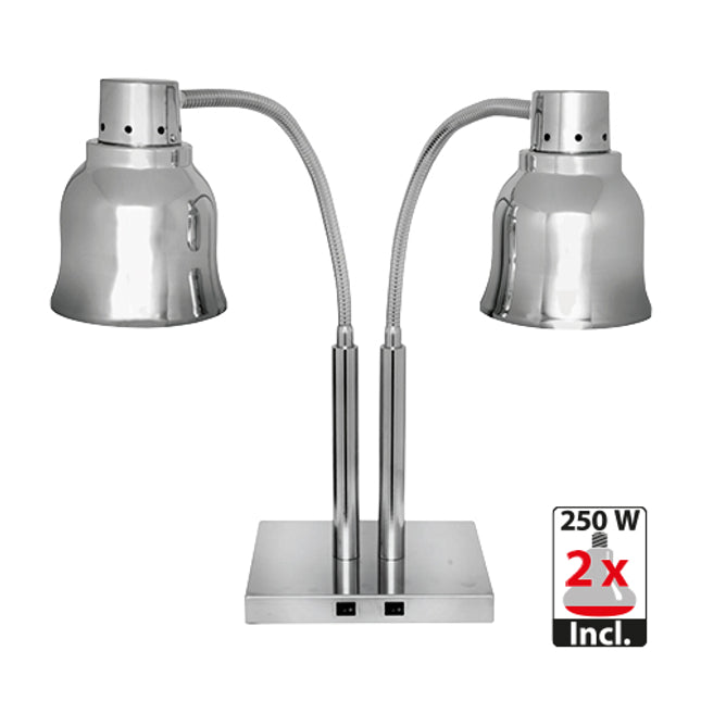 Warmhoudlamp Duo M/Voet