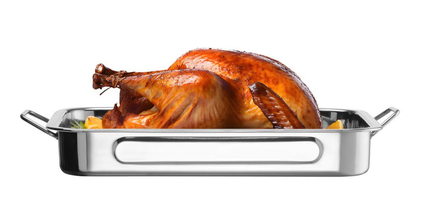 Braadslede rvs 350x240x55 mm 1/box