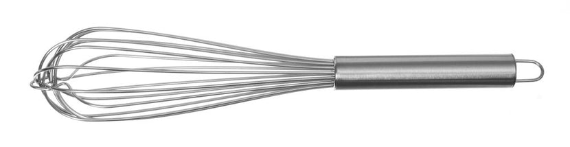 Whisk 8-wire stainless steel 350 mm with hanging eye 1/box