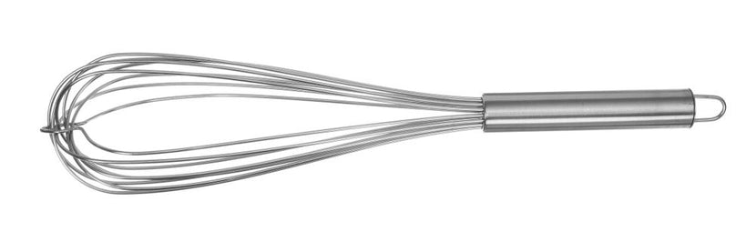 Whisk 8-wire stainless steel 400 mm with hanging eye 1/box