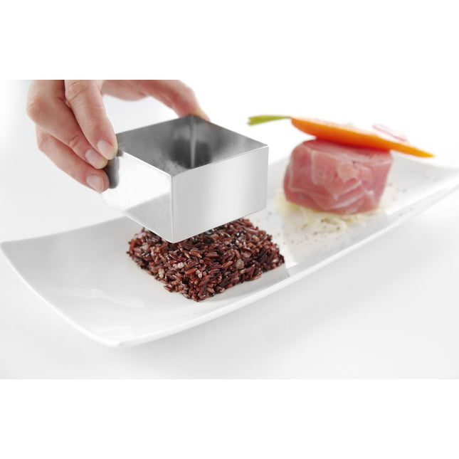 Voedselringrvs vierkant 80x80x45 mm 1/box