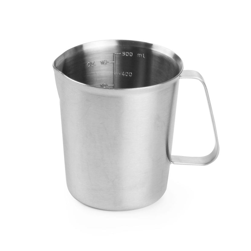 Measuring cup stainless steel 90x110 mm 0.5 l 1/box