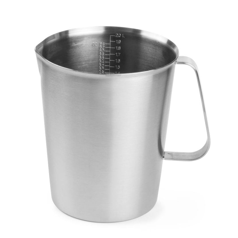 Measuring cup stainless steel 145x175 mm 2 l 1/box