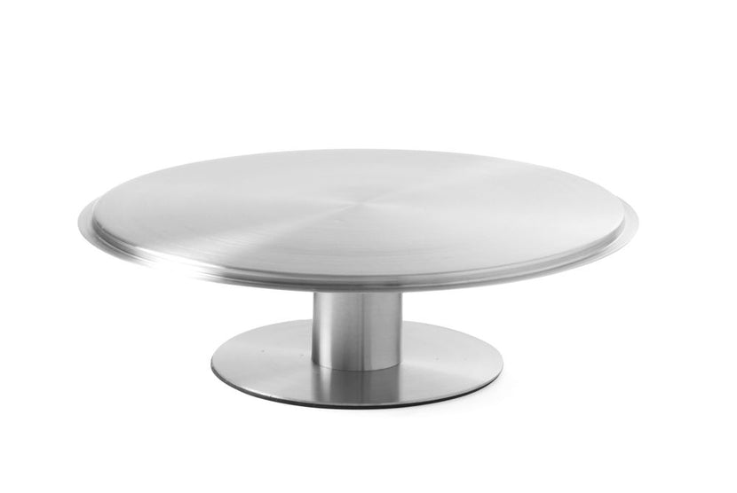 Cake stand rotatable on stainless steel base 300x90 mm 1/box