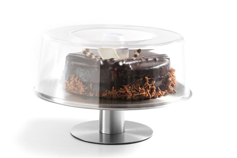 Cake stand rotatable on stainless steel base 300x90 mm 1/box