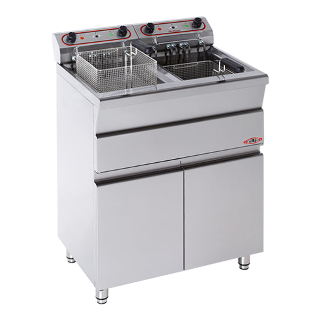 Friteuse 12L + 12L (2*400V)