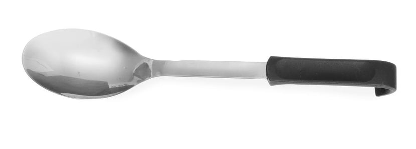 Serving spoon stainless steel 350 mm with PP handle 1/box