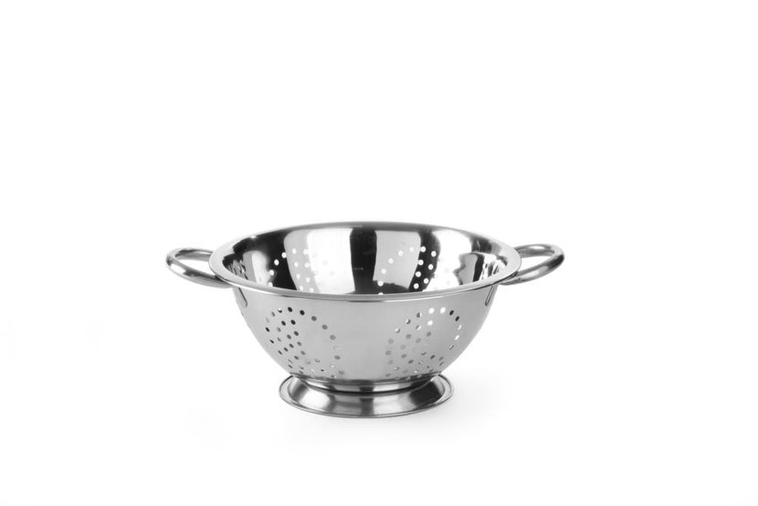 Stainless steel colander 240x110 mm on base with handles KitchenLine 1/box