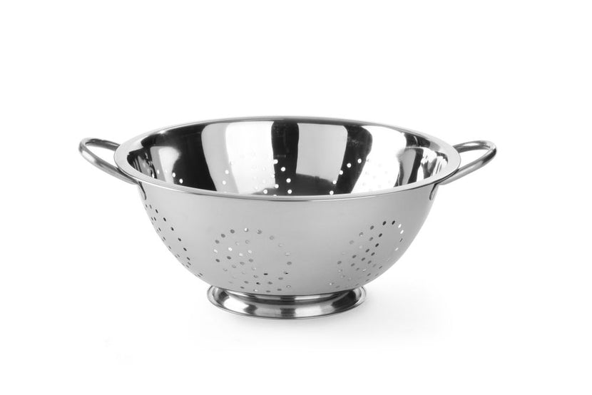 Stainless steel colander 340x160 mm on base with handles KitchenLine 1/box