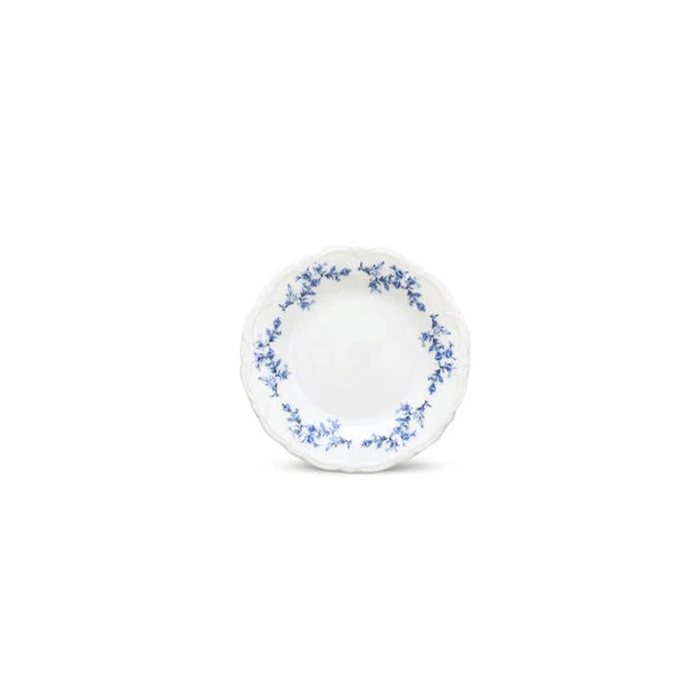 F2D | Flat plate 16 cm blue flower Retro 6/box