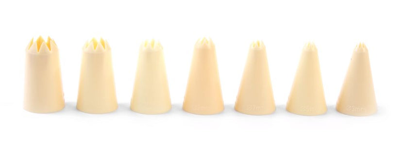 Nozzles PP set 7 serrated8,10,12,14,16,18,20 mm 1/box