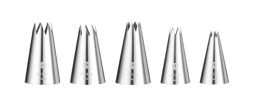 Spuitmondjes rvs set 5 kartel6-8-10-12-14 mm 1/box