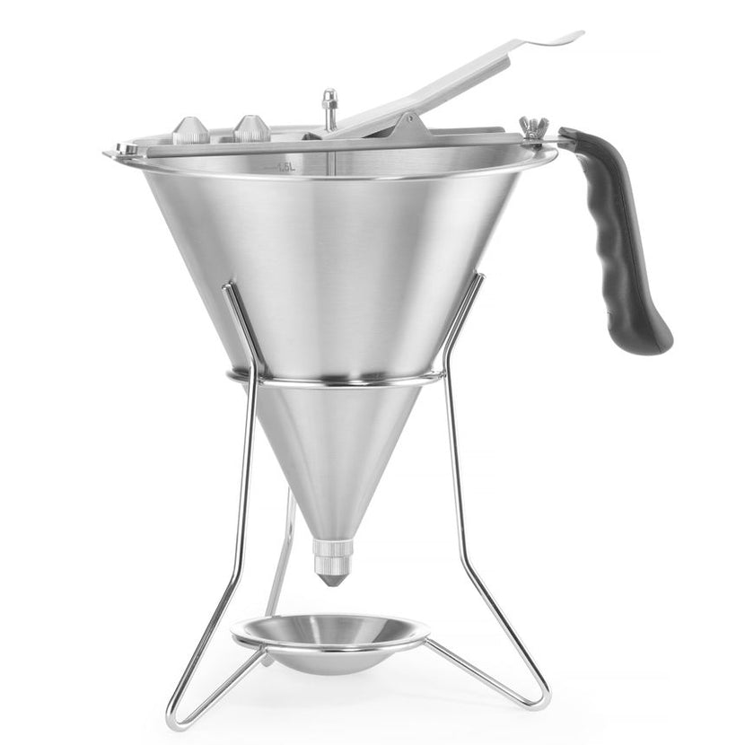 Fondanttrechter rvs 190x220 mm1,5 l PP hv Profi Line 1/box