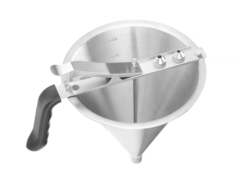 Fondanttrechter rvs 190x220 mm1,5 l PP hv Profi Line 1/box