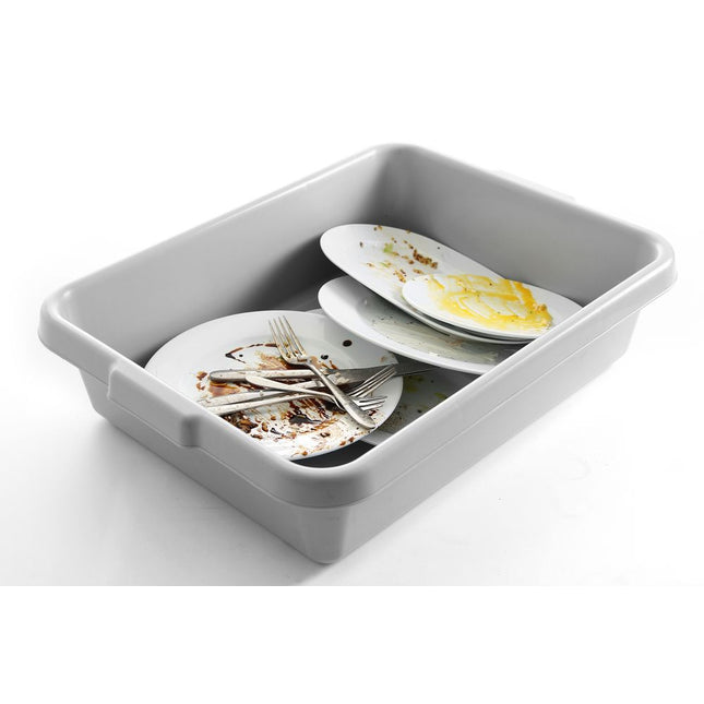 Afruimbak grijs 555x410x130 mmpolypropyleen 1/box