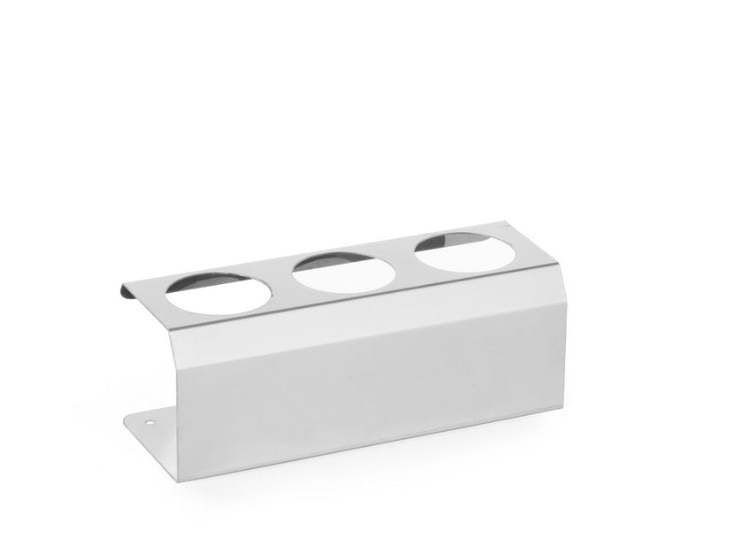 Sauce stand stainless steel for 3x dispenser bottle 20 cl 1/box